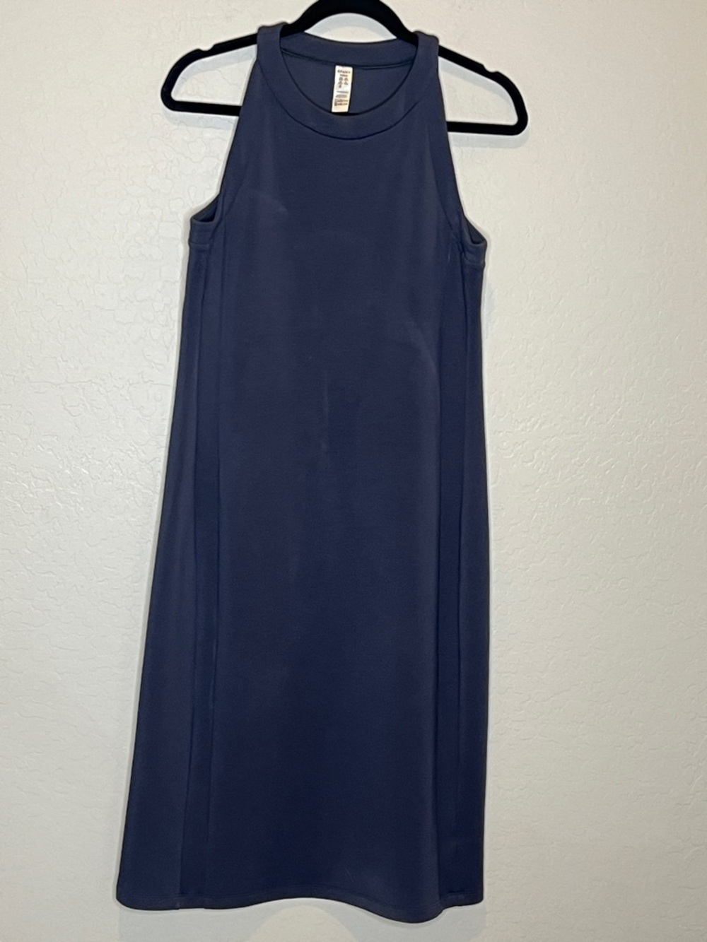 Spanx Classic Navy Sleeveless Shift Dress